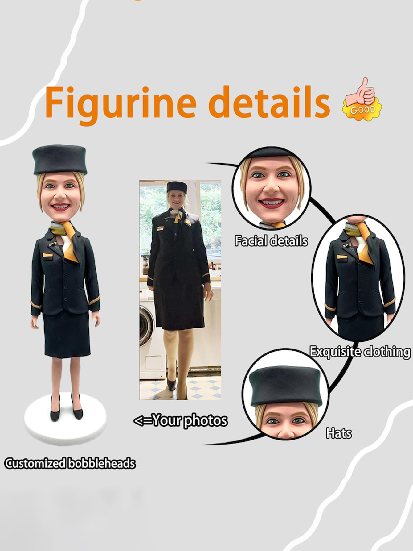 Custom bobblehead dolls, personalized and fun bobblehead gifts